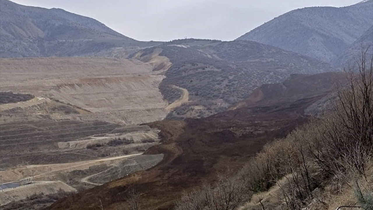 Erzincan’da yaşanan toprak kaymasına ilişkin maden şirketinden açıklama
