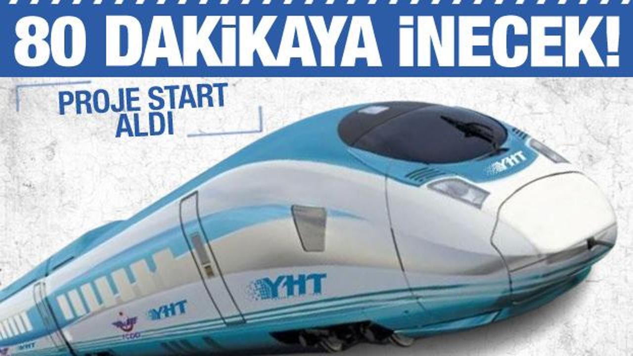 Süper hızlı tren geliyor! Yolculuk 80 dakikaya inecek