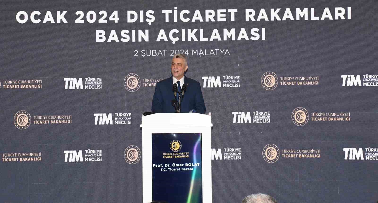 Türkiye’nin Ocak ayı ihracatı 20 milyar dolar oldu