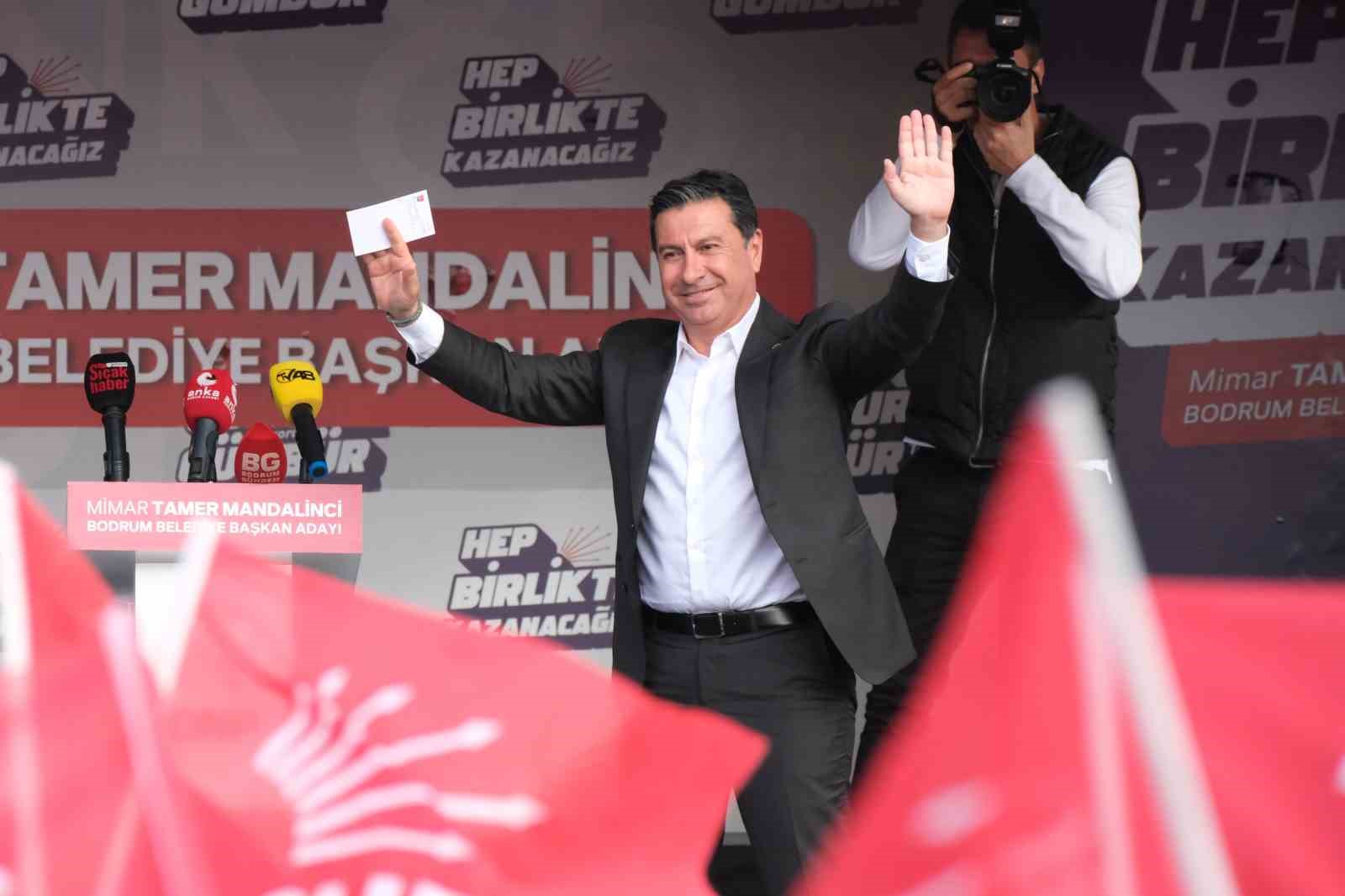 CHP Muğla Büyükşehir Adayı Aras’tan Bodrum’a 100 bin kişilik su sözü