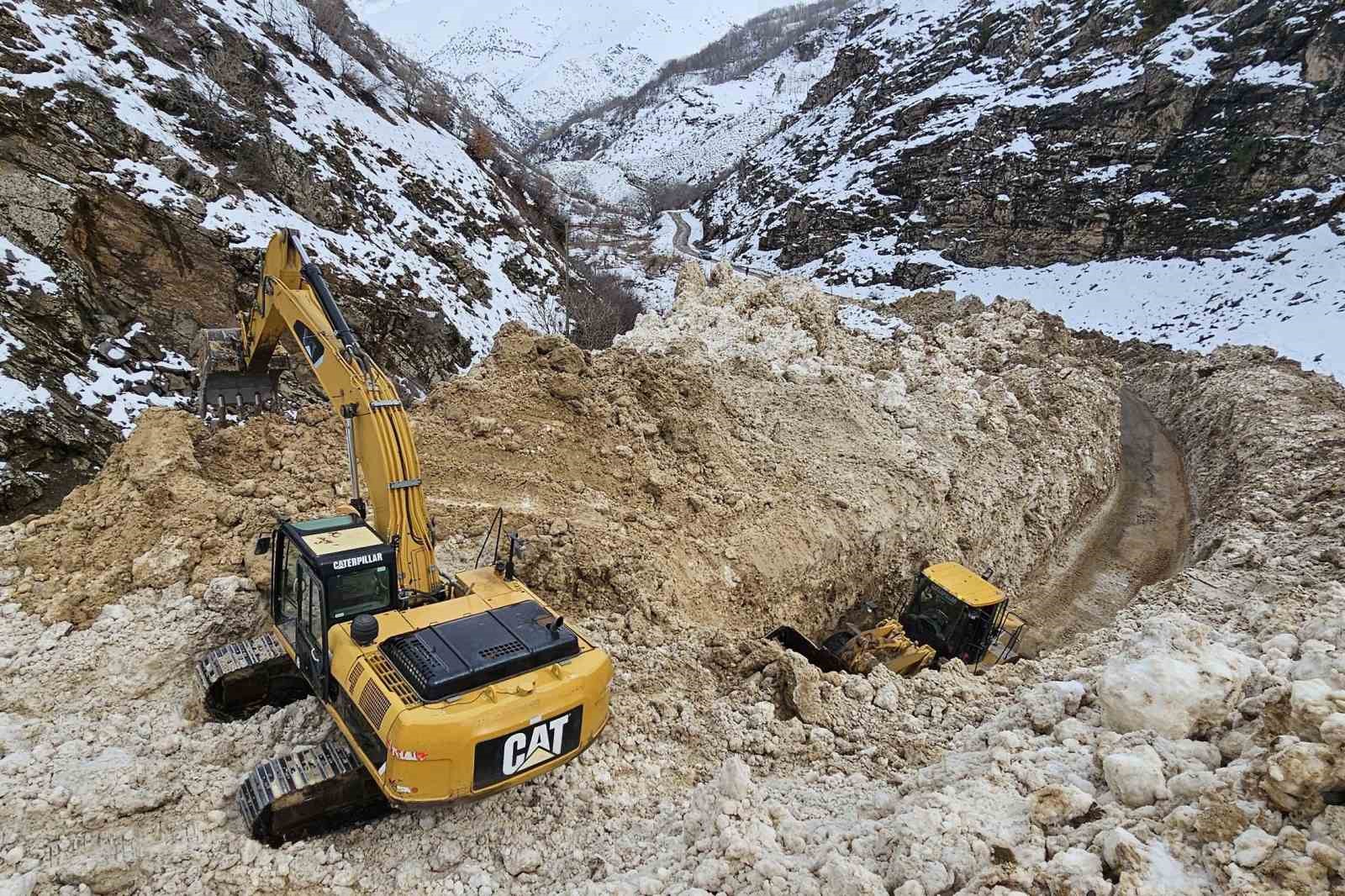 Çatak’ta çığlar düşmeye devam ediyor