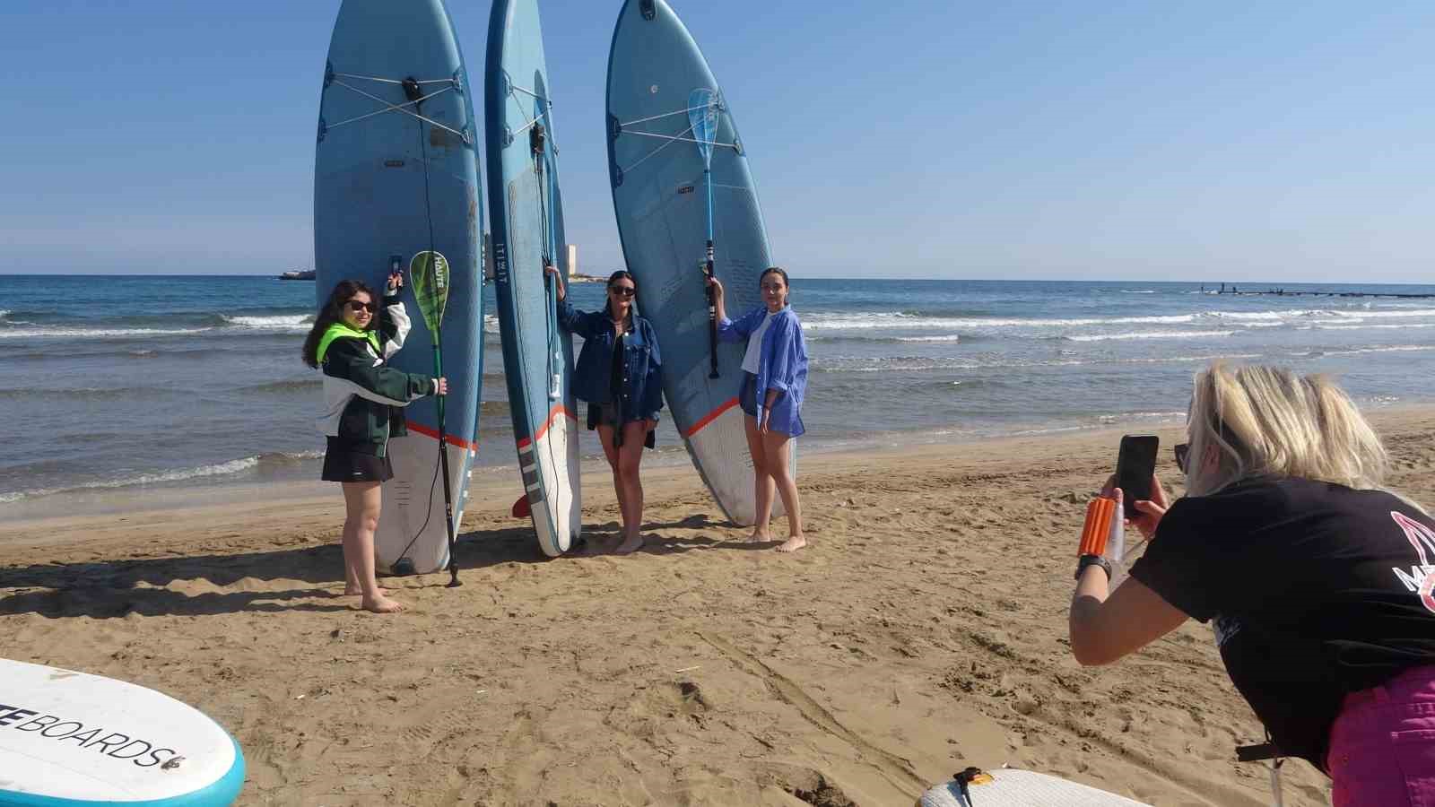 Mart ayında deniz keyfi