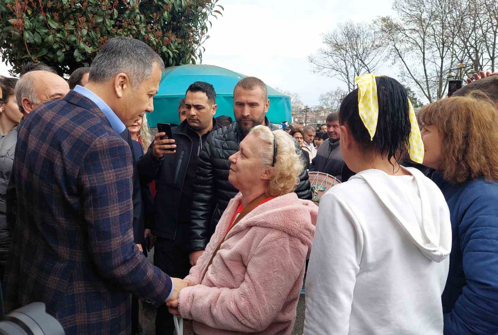 Bakan Yerlikaya’ya, Tekirdağ’da yoğun ilgi