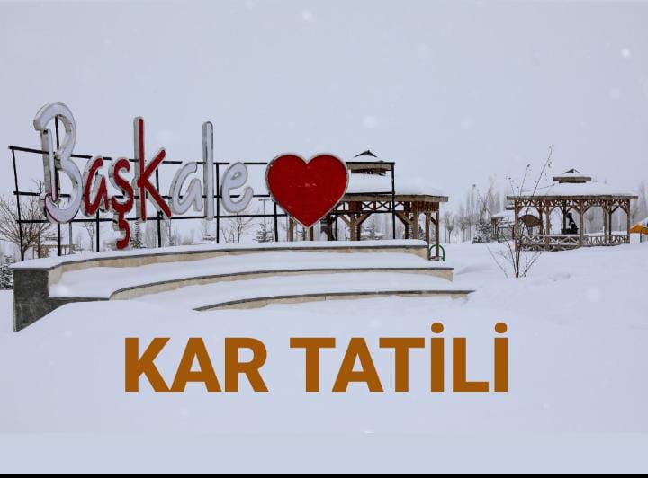 Başkale’de Okullar Tatil Edildi