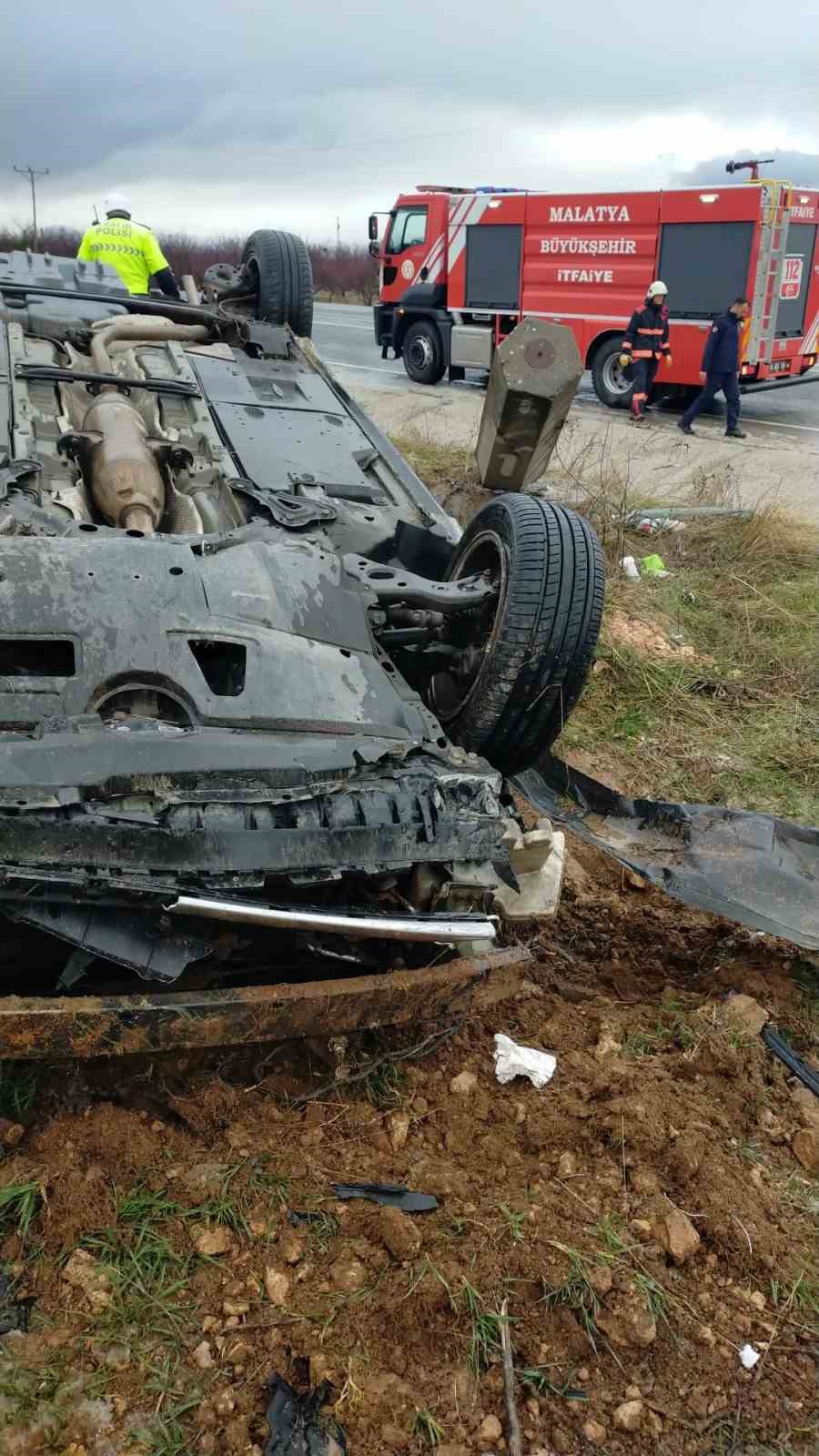 Malatya’da 3 ayrı trafik kazasında 7 kişi yaralandı