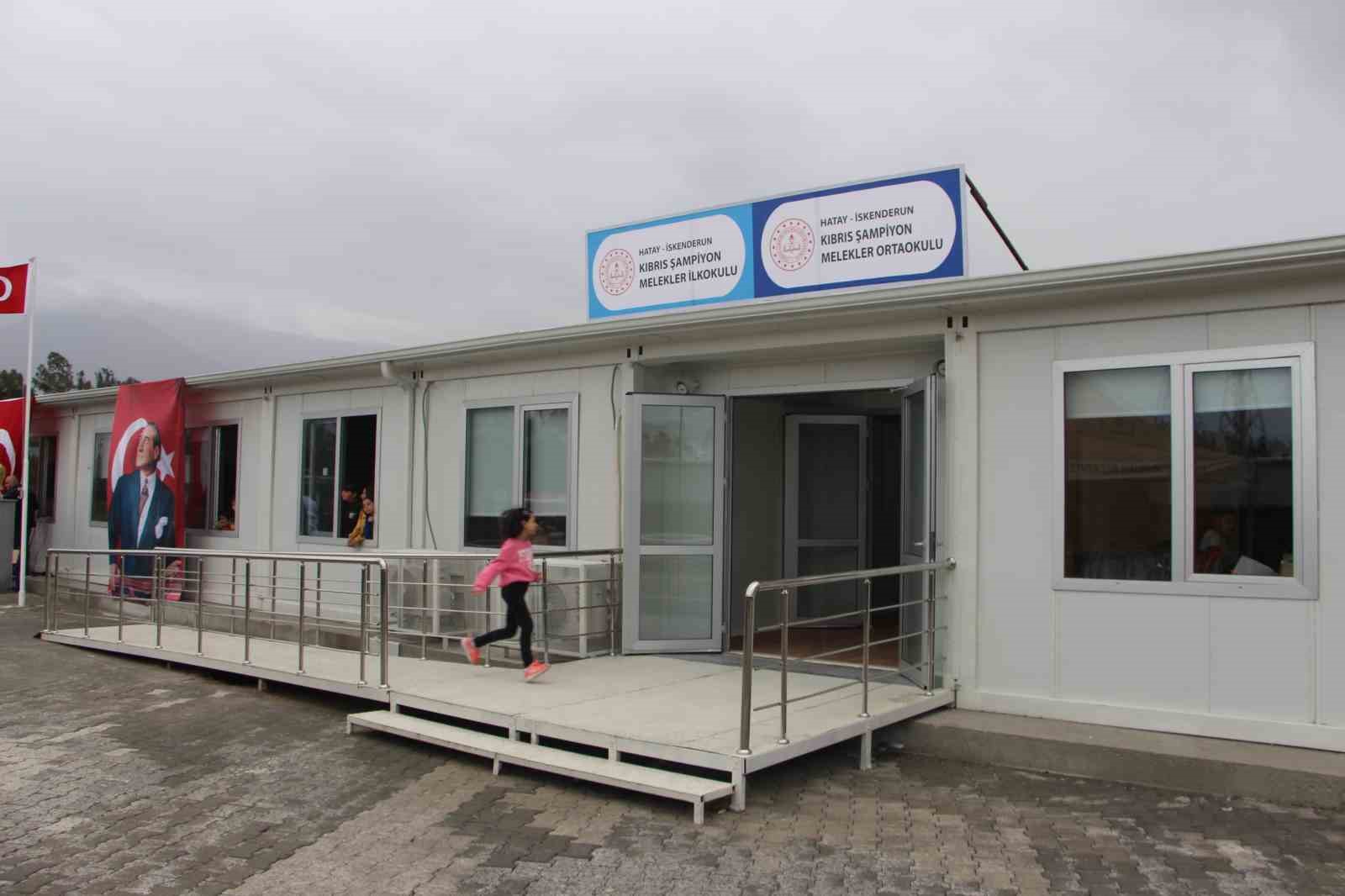 KKTC Cumhurbaşkanı Tatar, İskenderun’da Kıbrıs Şampiyon Melekler İlkokul ve Ortaokulu’nun açılışını yaptı