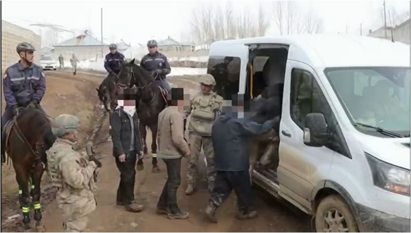 Van’da 199 düzensiz göçmen yakalandı