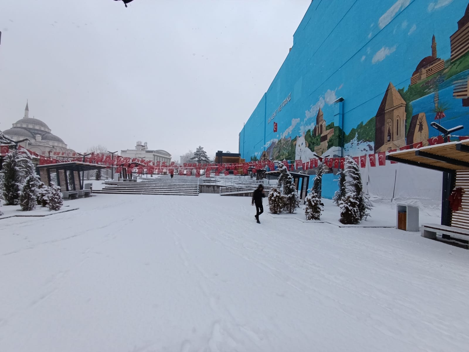 Van’da kar yağışı etkili oldu