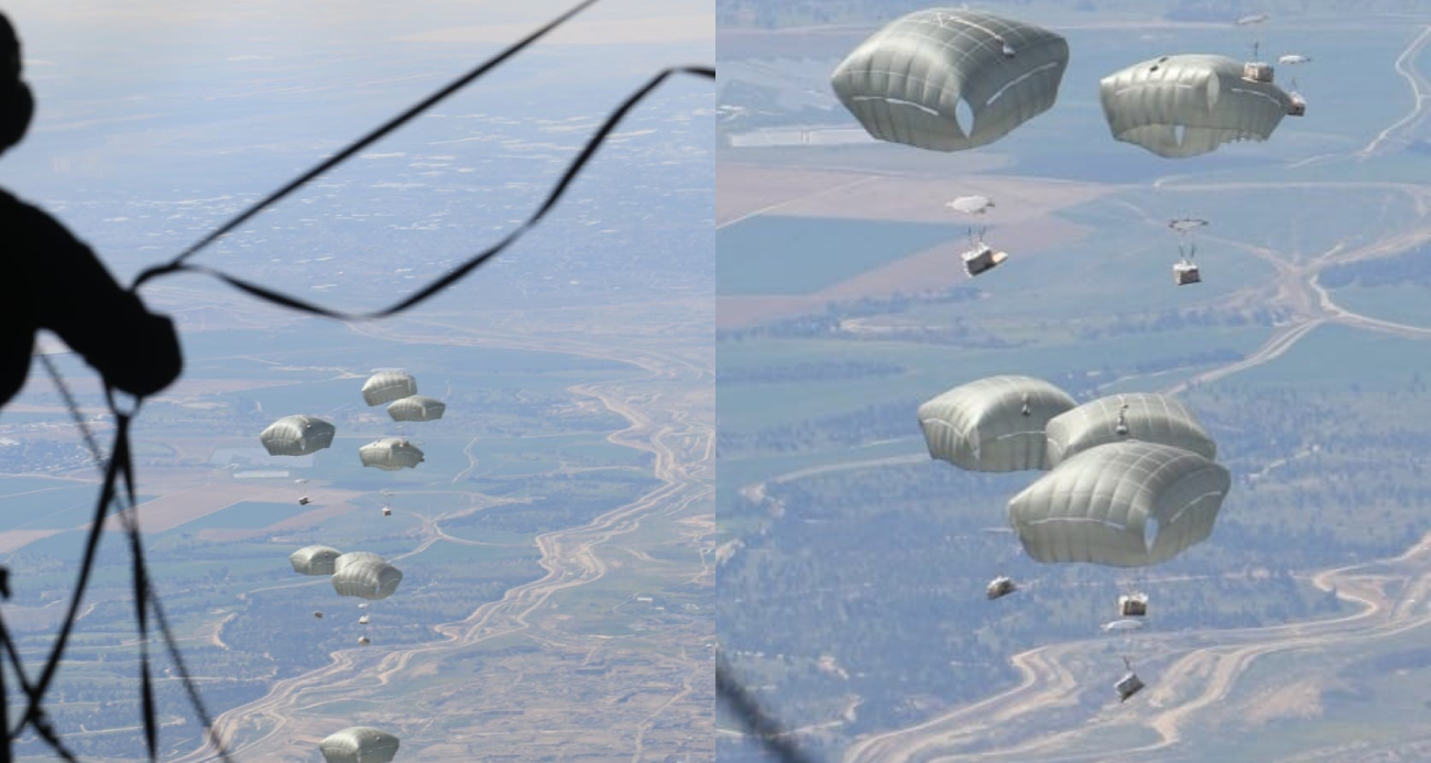 Ürdün, Gazze’ye havadan yardım paketleri bıraktı