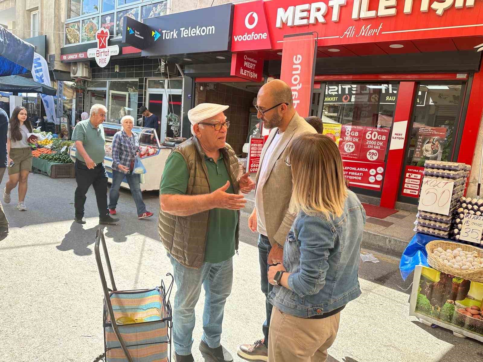 Başkan Zencirci Ortaklar pazarında vatandaşlarla buluştu