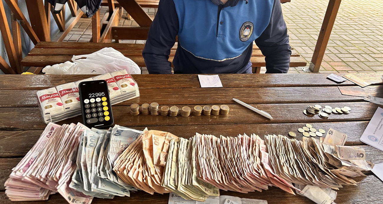 Dilenci kadının üzerinden 23 bin lira çıktı