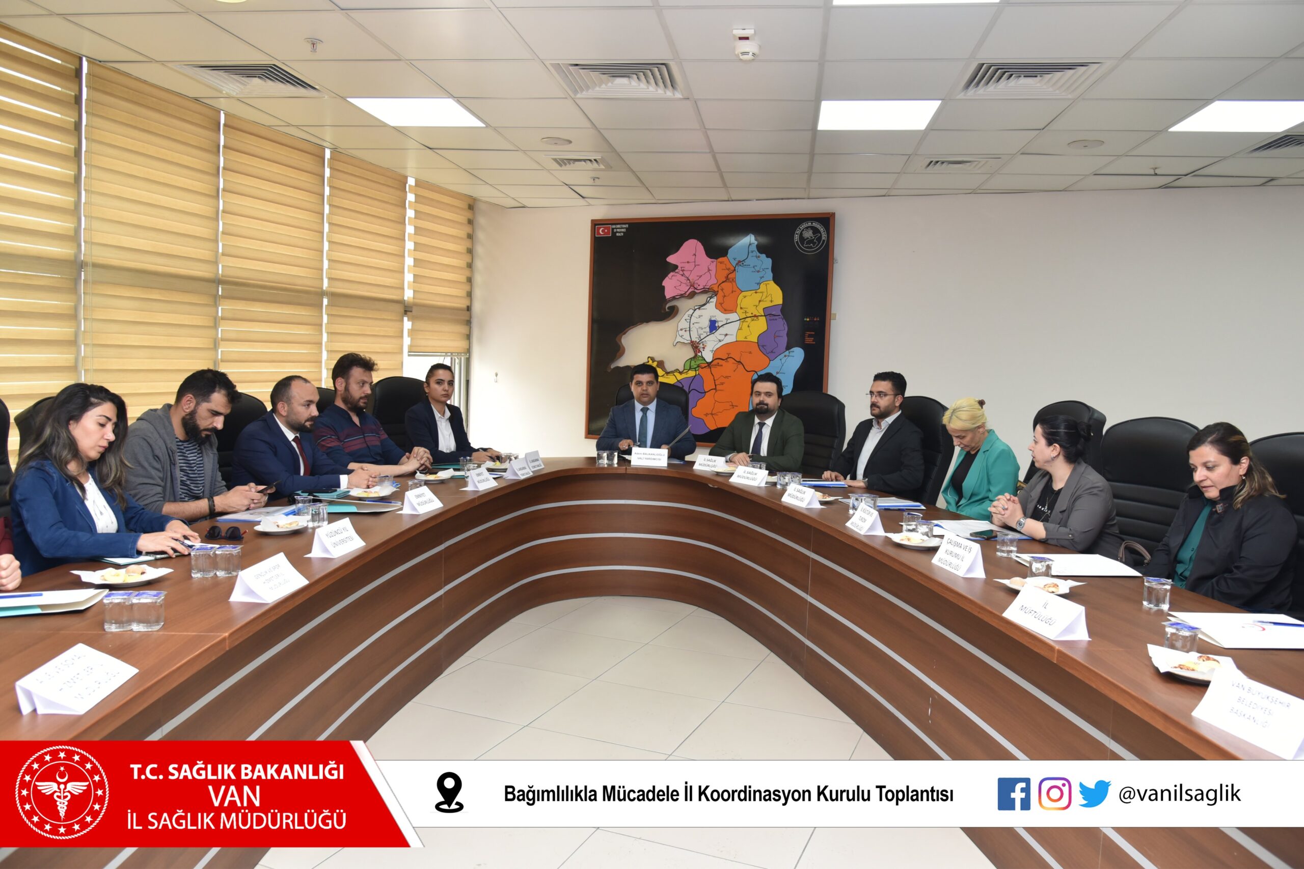 Van’da Bağımlılıkla Mücadele Toplantısı Düzenlendi