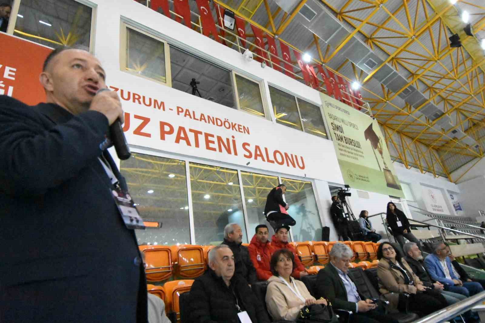Short Track Türkiye şampiyonası, Erzurum’da başladı