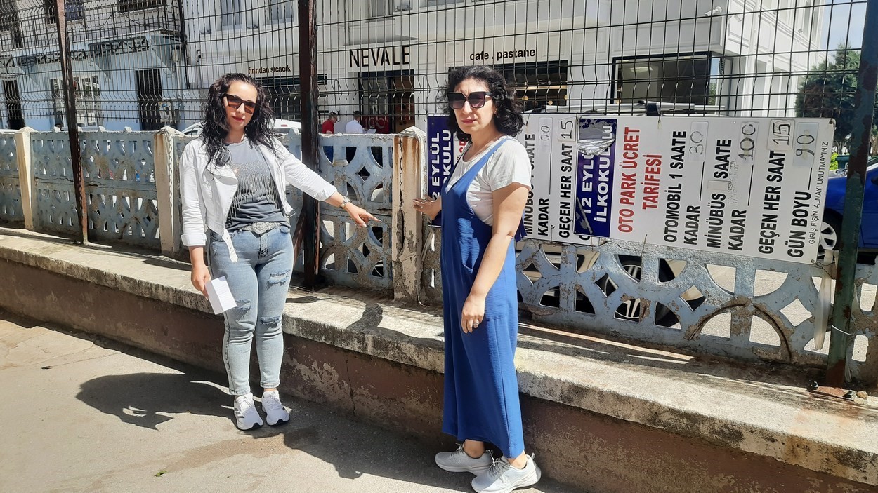 Okulun bahçe duvarları tehlike saçıyor