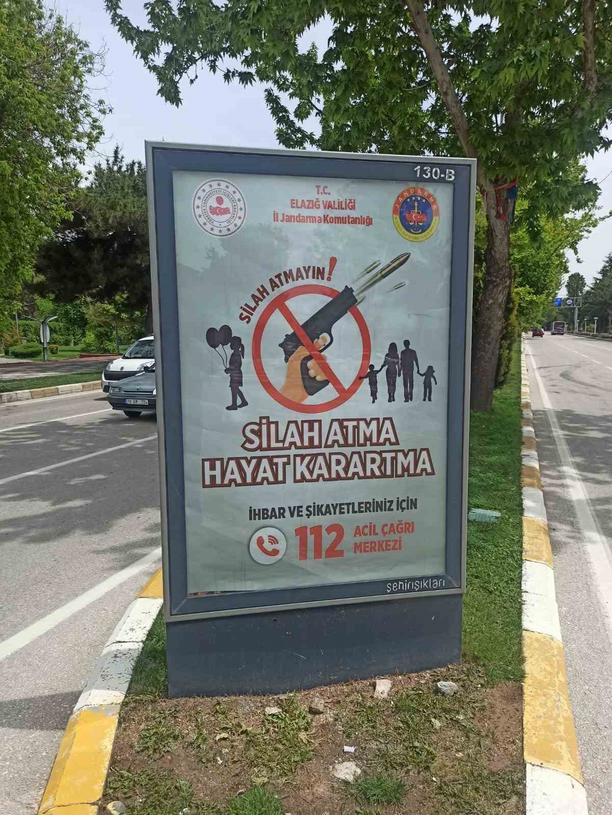 Jandarmadan maganda kurşunu mesajı