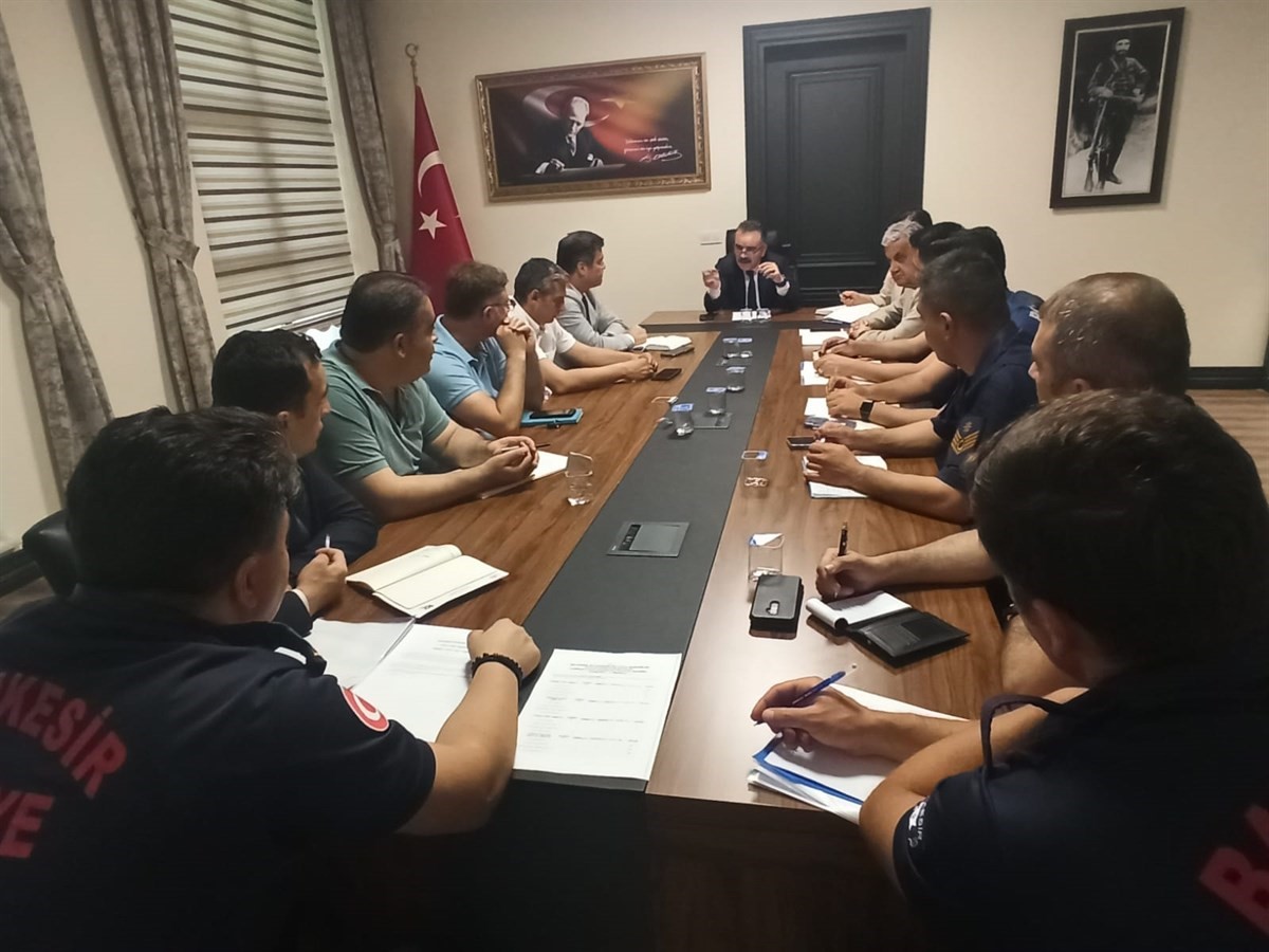 Suda boğulma olaylarının önlenmesine yönelik koordinasyon toplantı yaptılar