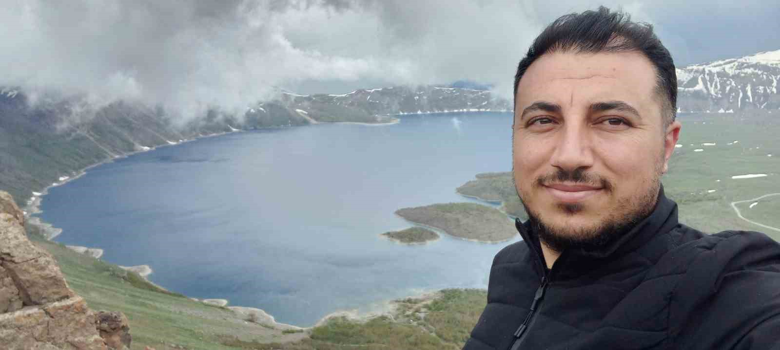 Nemrut Krater Gölü’nde bulut geçişi görsel şölen oluşturdu