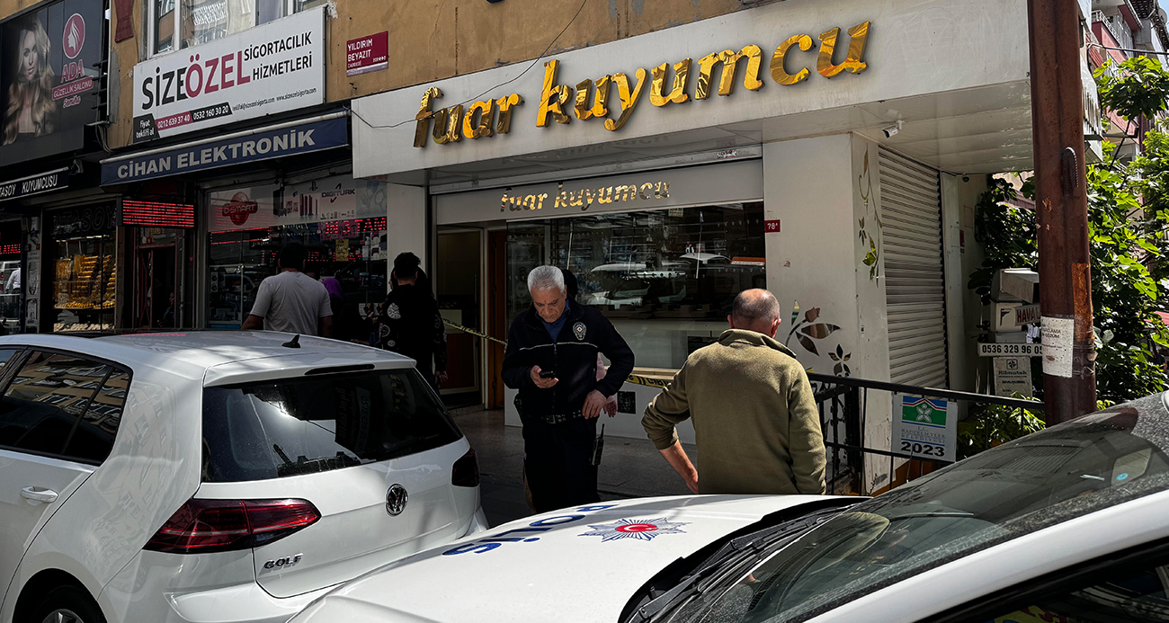 Havalandırma boşluğundan girip kuyumcu soydular