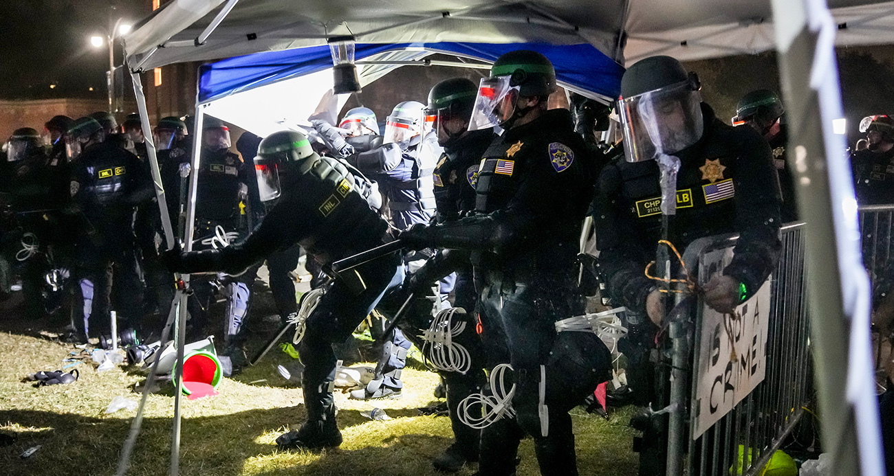 ABD’de Filistin’e destek gösterilerine destek veren 50 profesör gözaltına alındı