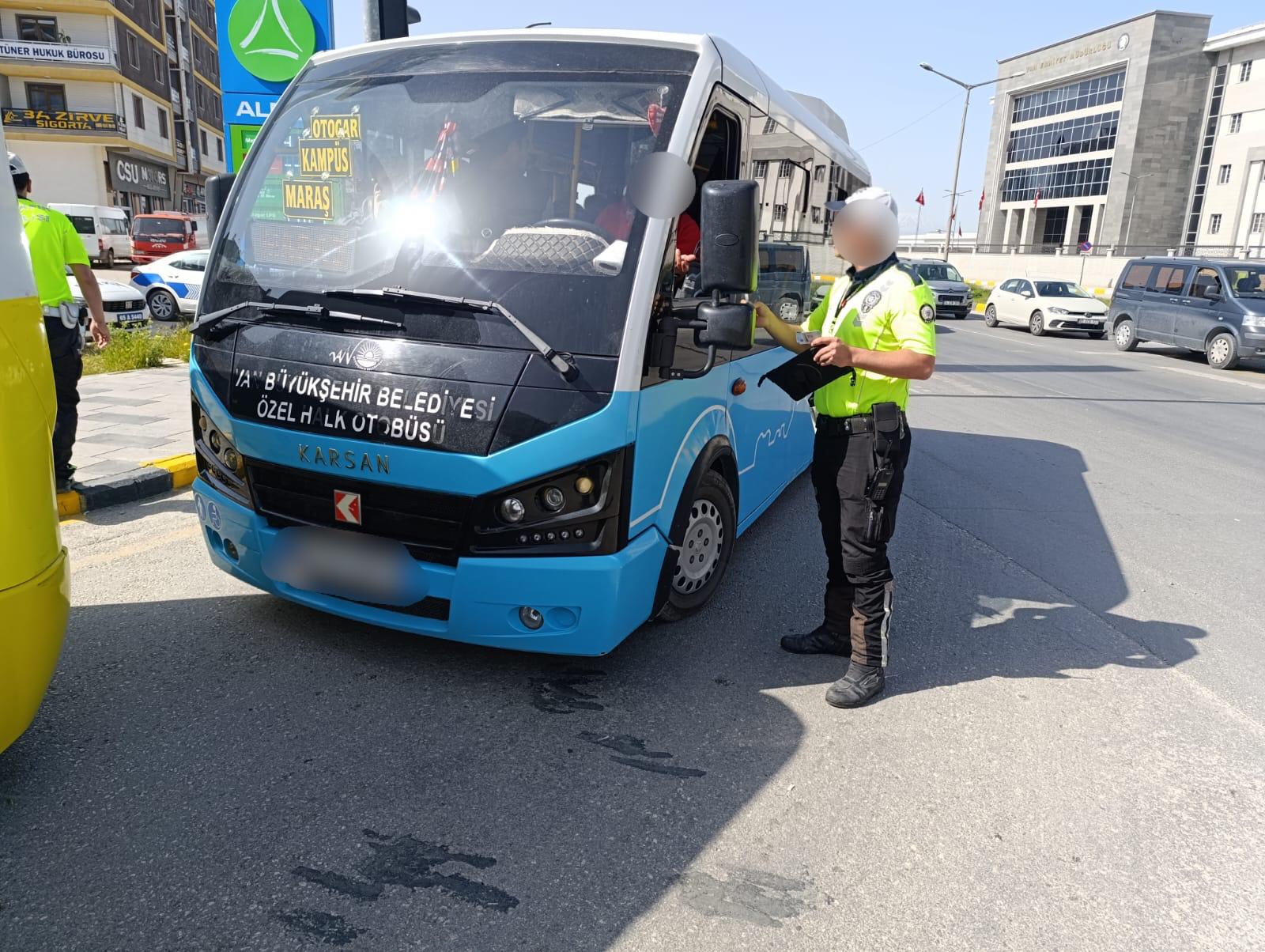 Van’da 24 araca trafikten men cezası!