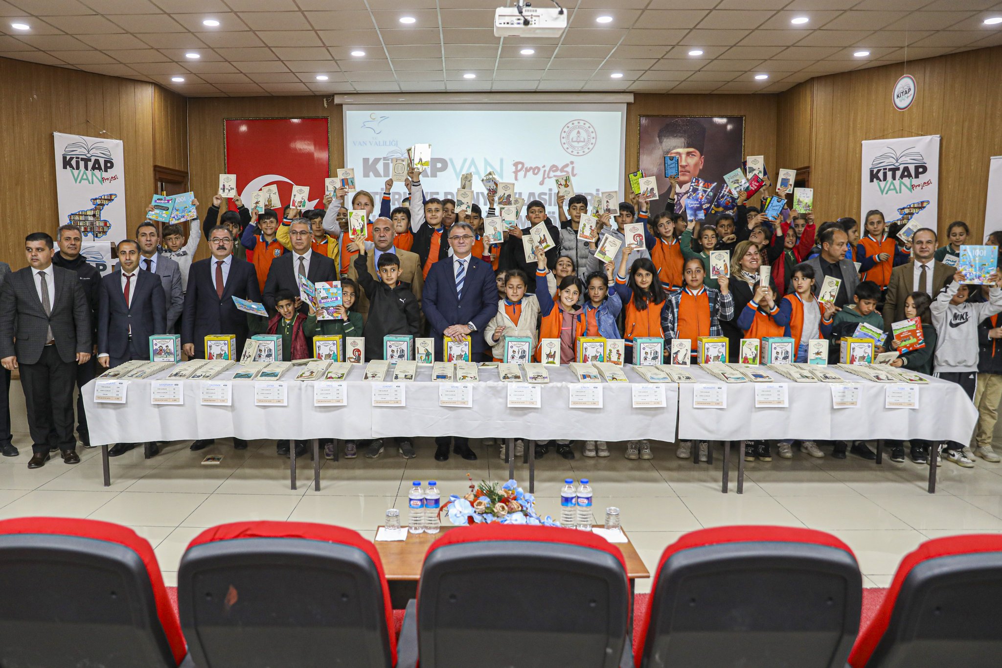 Van’da eğitim gören çocuklara 65 bin kitap hediye edildi