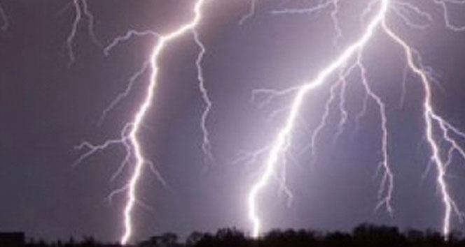 Van’da pancar toplayan vatandaşa yıldırım çarptı!