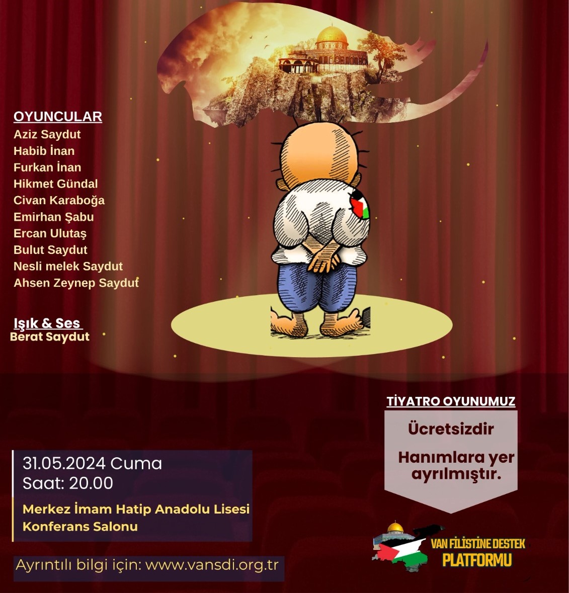 Van’dan Gazze direnişine anlamlı destek