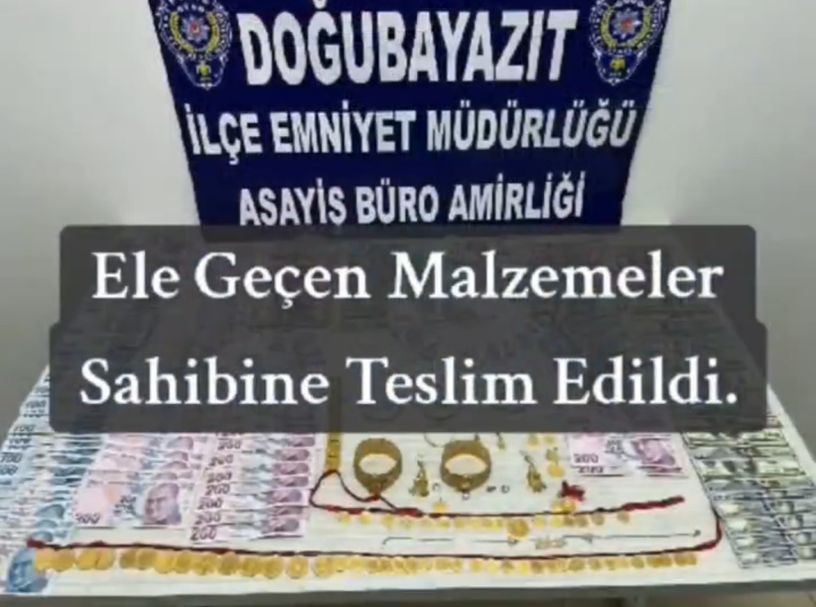 Ağrı’da akıl almaz hırsızlık