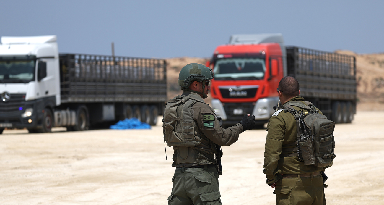 Yahudi yerleşimciler Erez Sınır Kapısı’nda insani yardım konvoyuna saldırdı