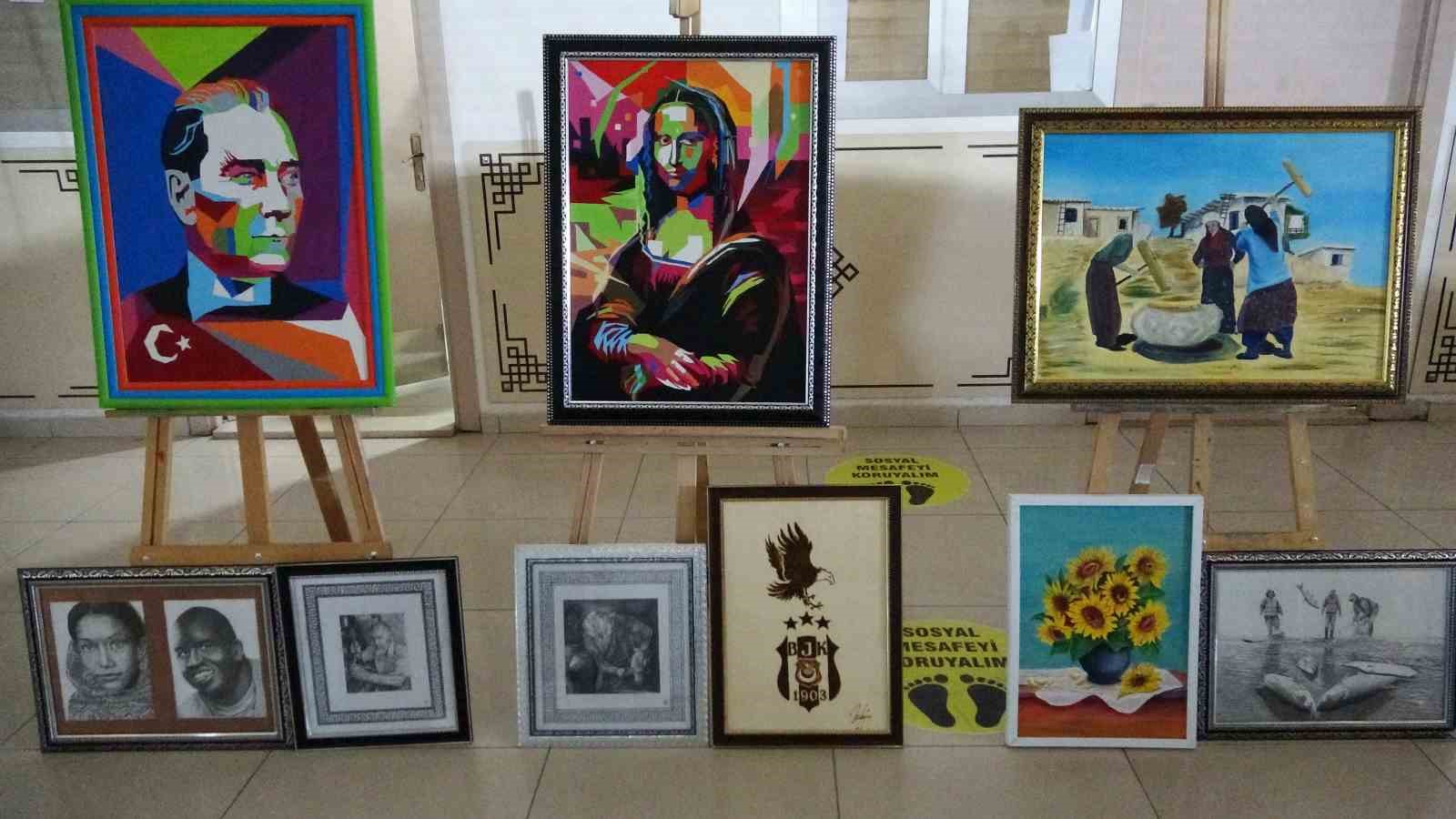 Van’da hükümlüler sergi açtı