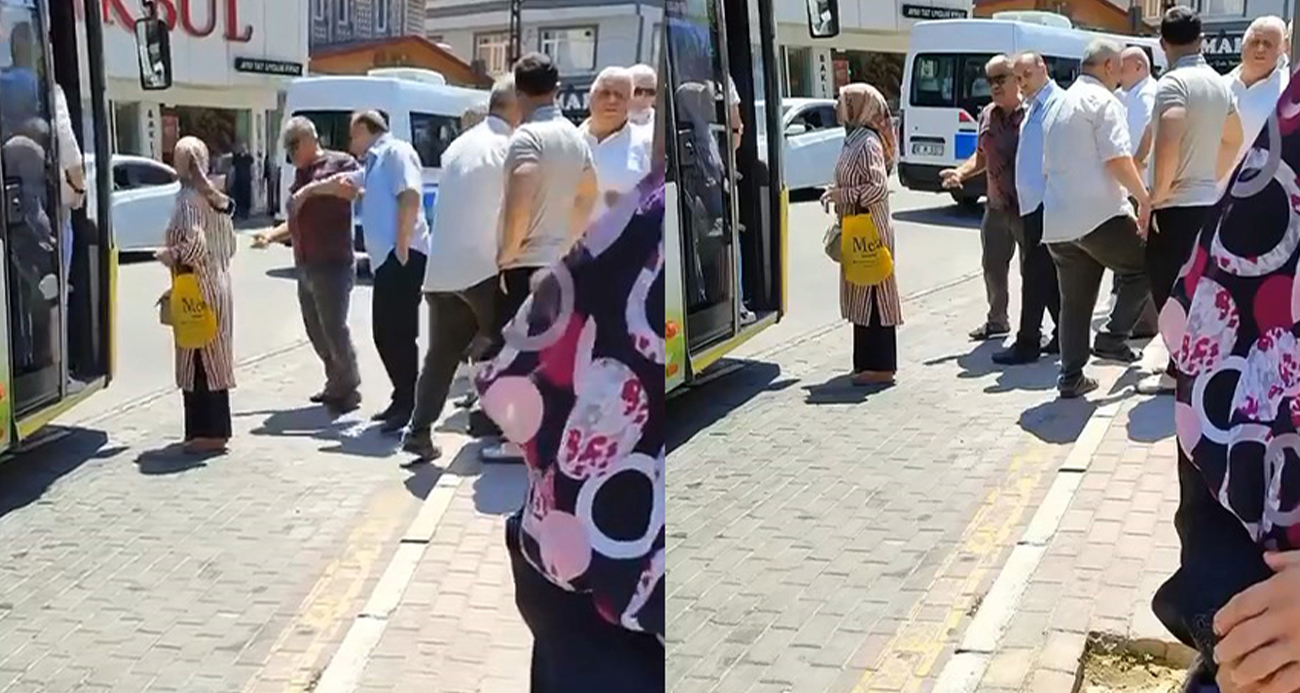 Otobüste yolcu almama kavgası