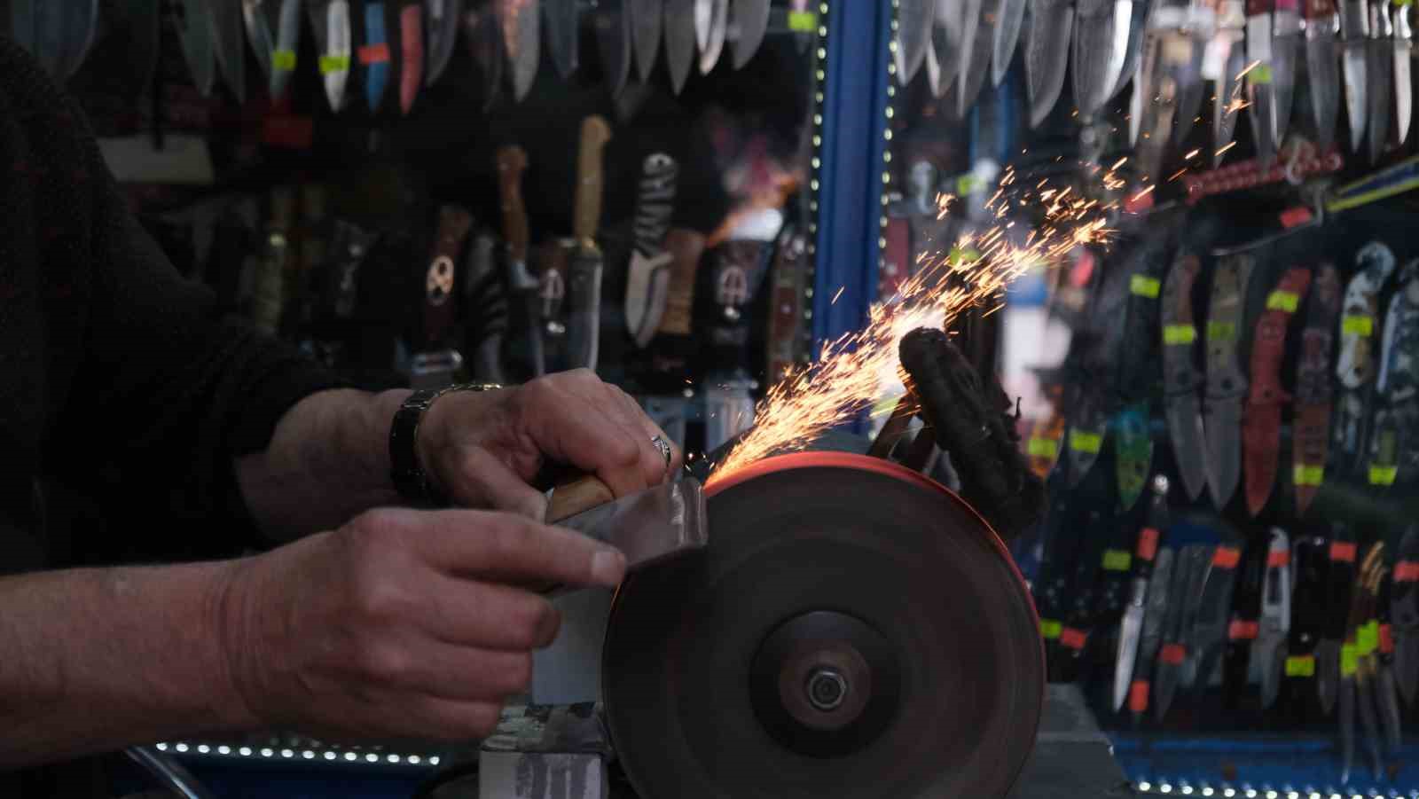 Bıçak biletirken dikkat