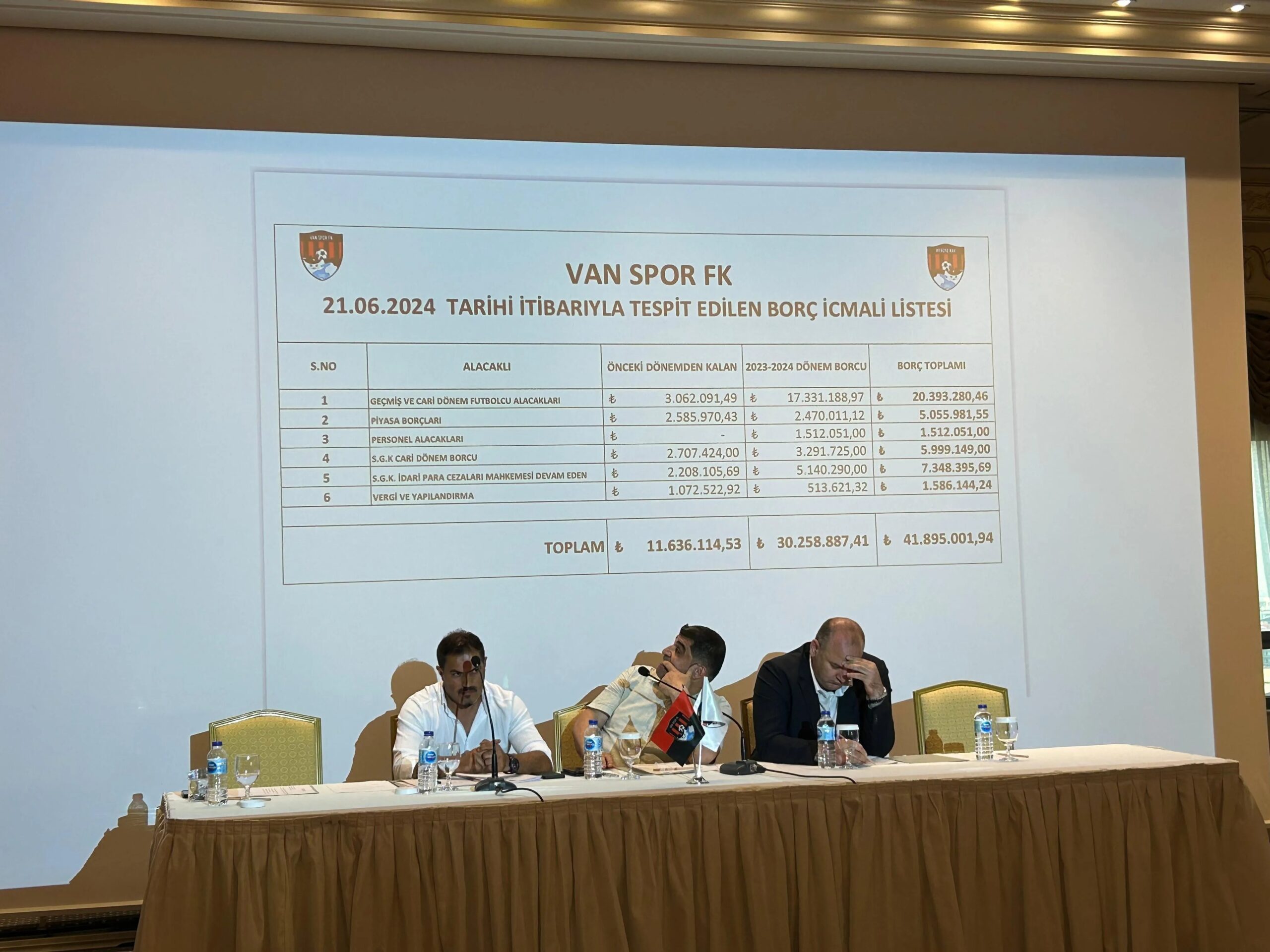 Vanspor’un yeni borcu belli oldu