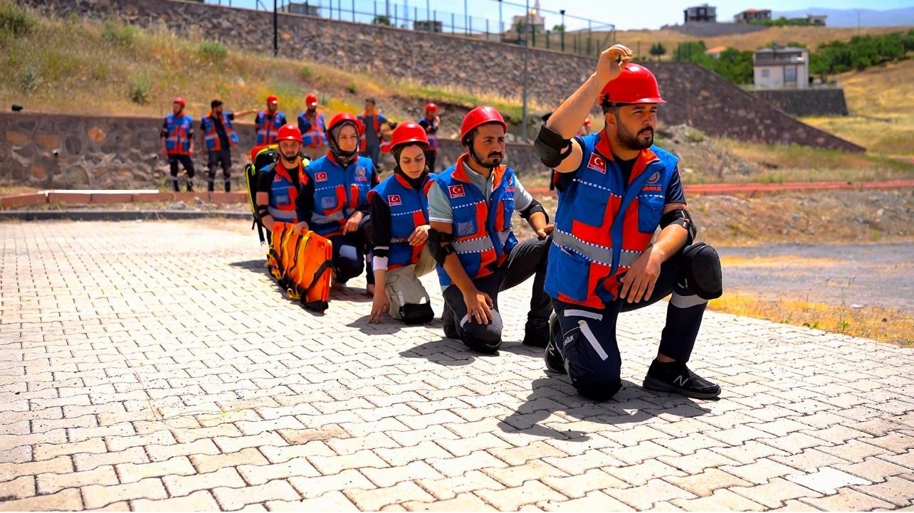 Malatya’da UMKE tatbikatı nefesleri kesti