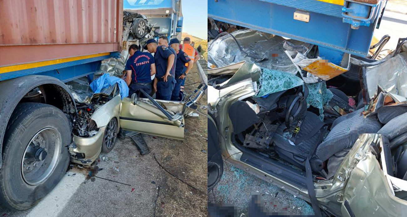 Otoyolda dehşet kaza: 3 kişi öldü