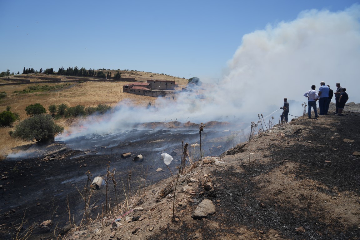 Turizm beldesinde korkutan yangın!