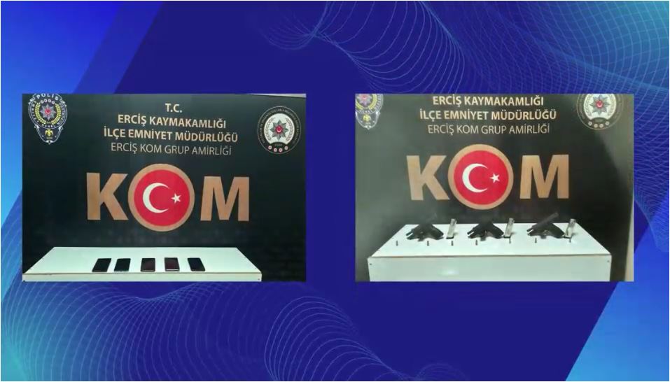 Van’da silah ve kaçak malzemeler ele geçirildi