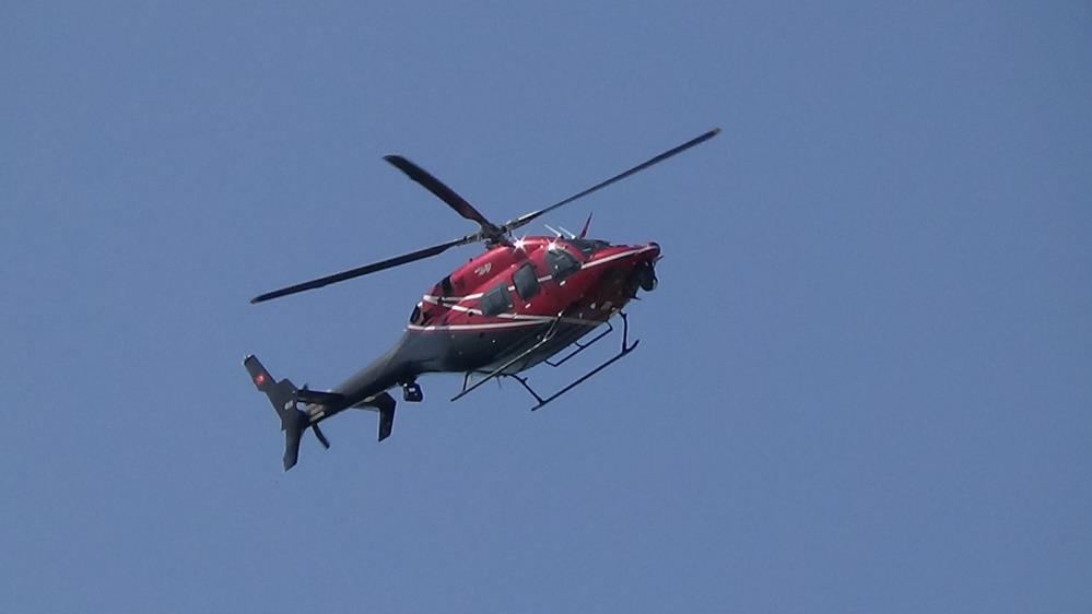 Van’da kaybolan genç için helikopter desteği