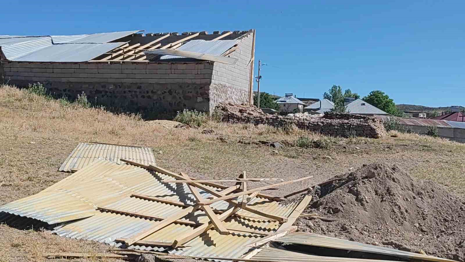 Adilcevaz’da toz fırtınası hayatı felç etti