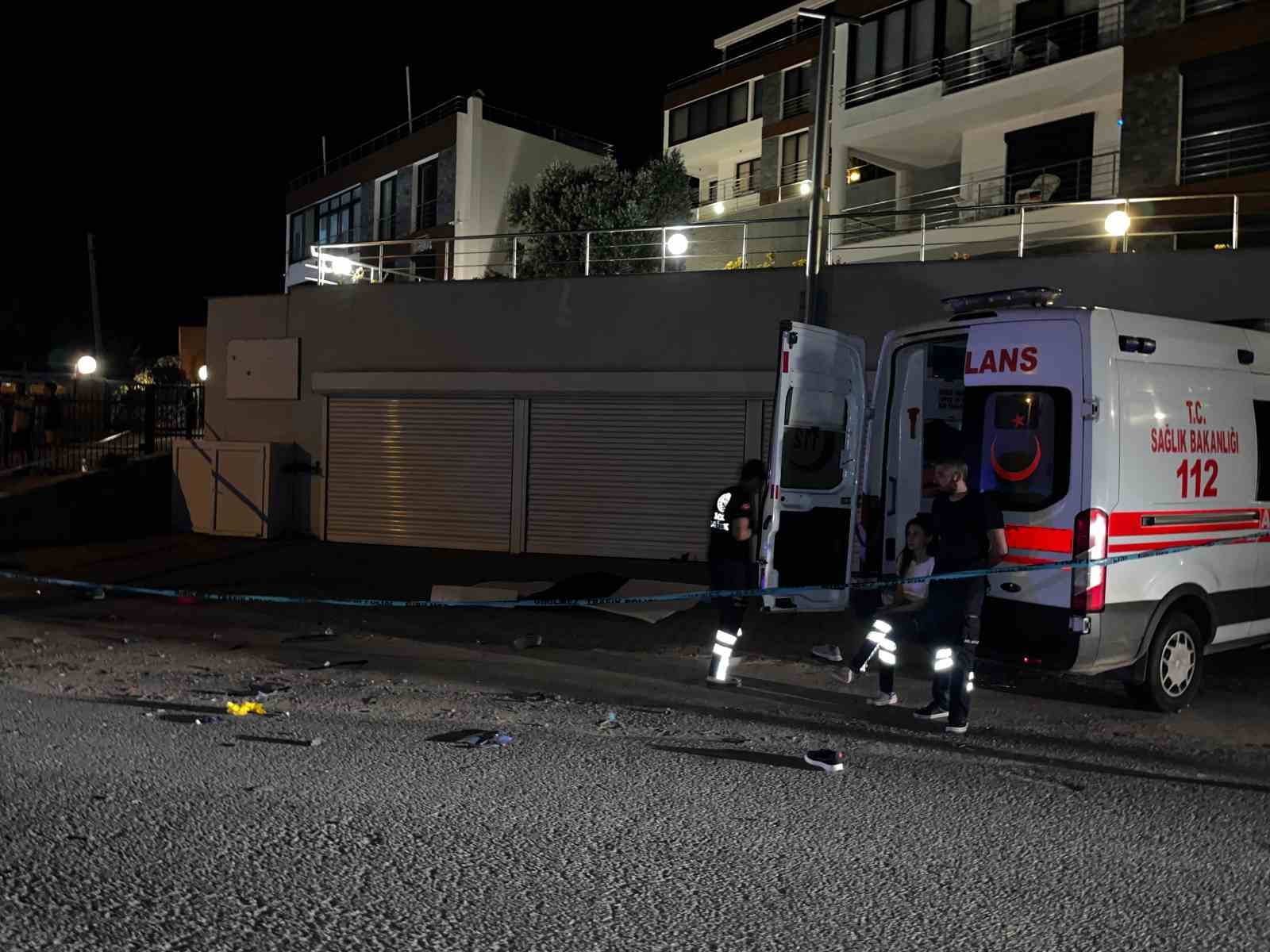 Bodrum’da kamyonet ile motosiklet çarpıştı: 1 ölü