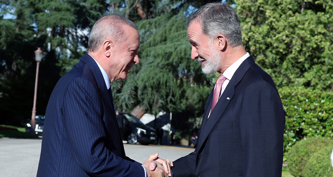 Cumhurbaşkanı Erdoğan, İspanya Kralı VI Felippe ile görüştü
