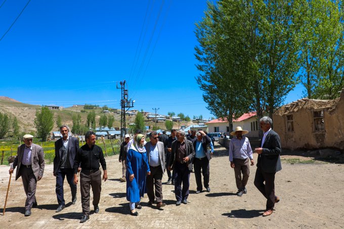 Gürpınar’da yapılan çalışmalar yerinde incelendi