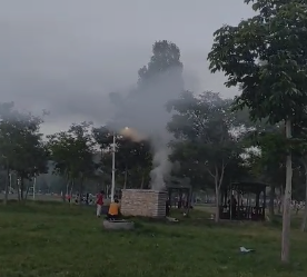 Yangın değil, mangal dumanı!