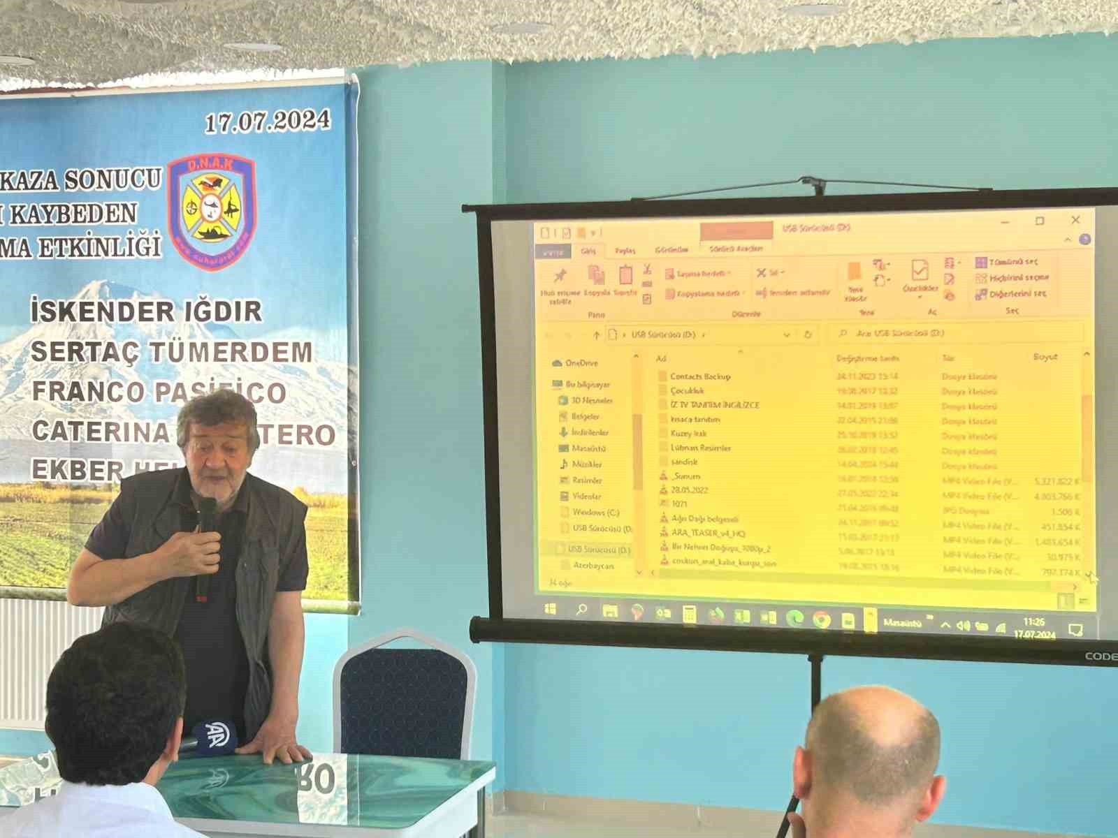 Ağrı Dağı’ tırmanışı sırasında hayatını kaybeden 10 dağcı anıldı