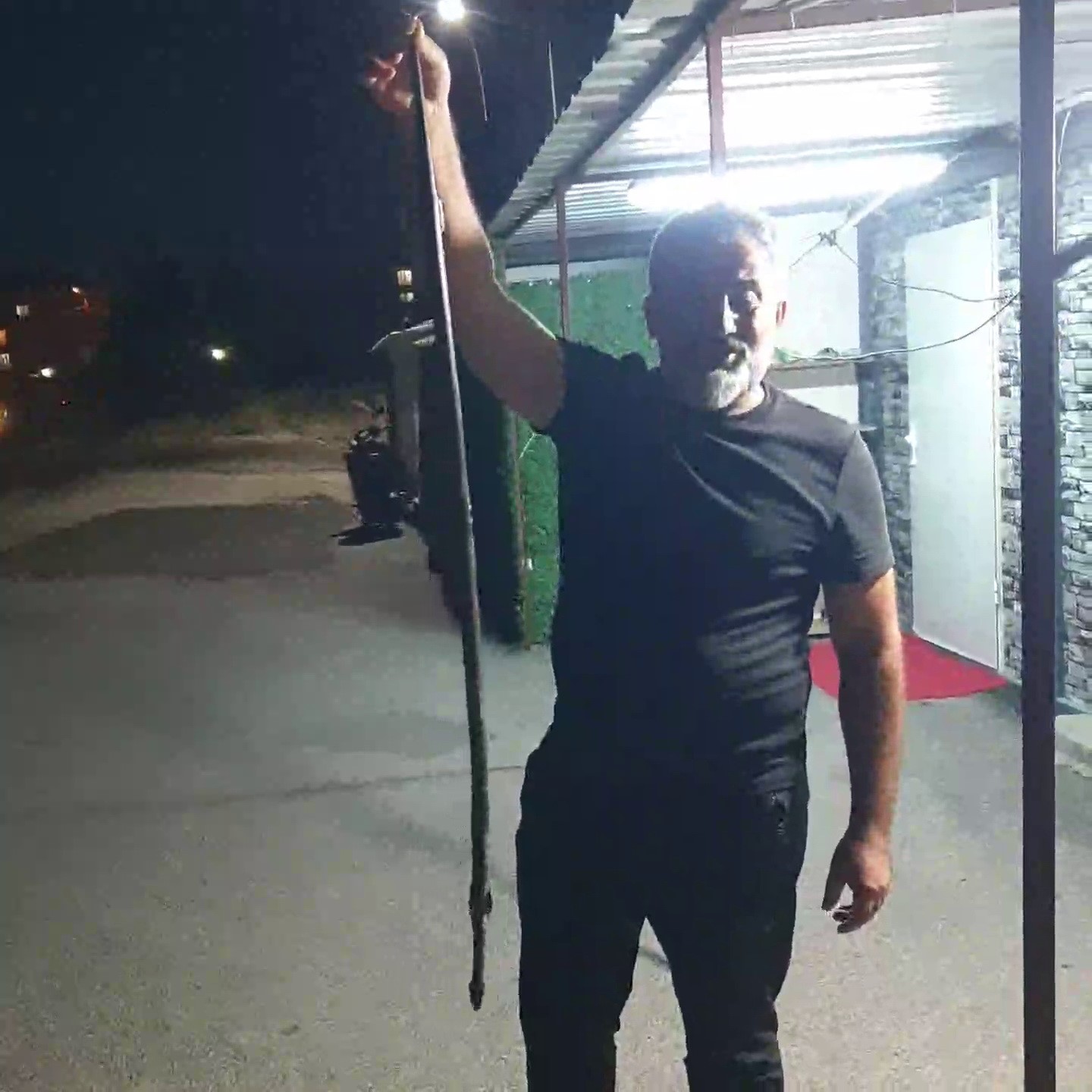 Akşam saatlerinde görülen yılan Konteyner kenti sakinlerini korkuttu