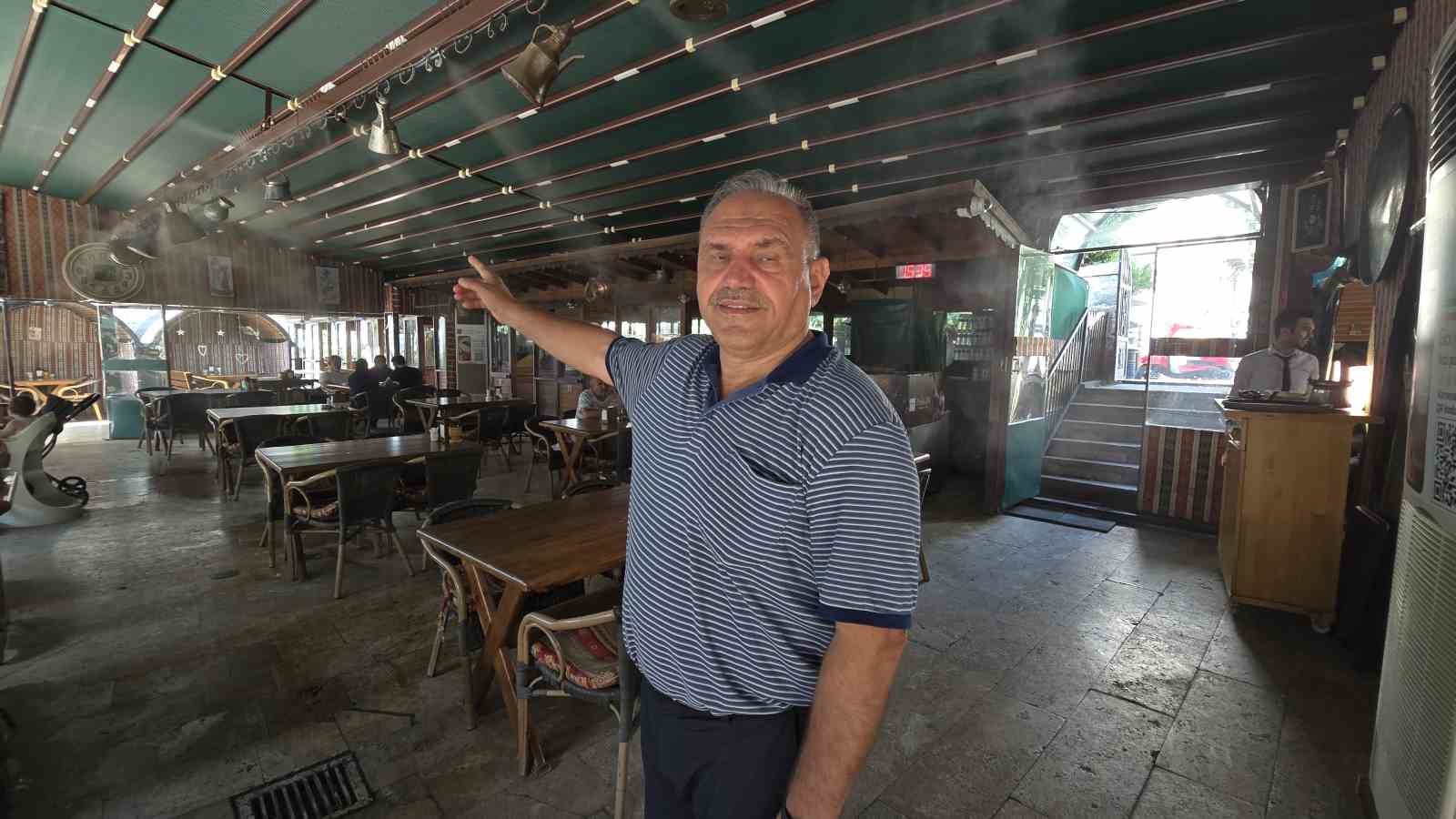 Esnaf’tan  müşterilerine  serinleten çözüm