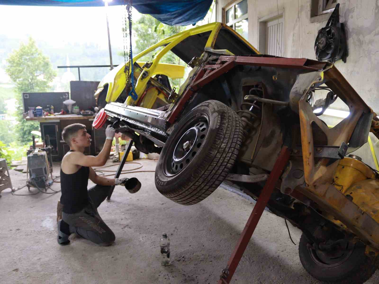 Çılgın Rizeli TOFAŞ için zırh ve motor yapıyor