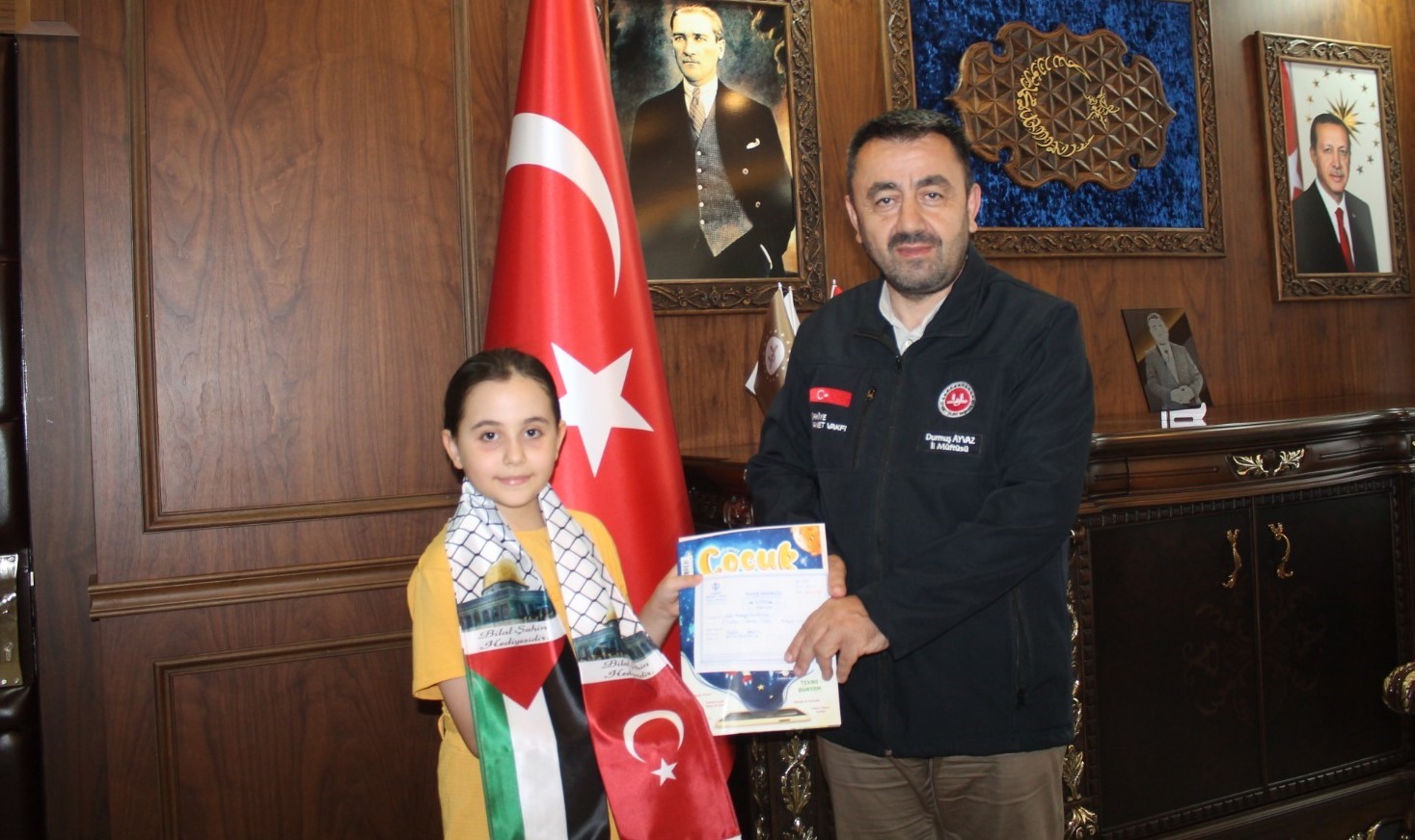 9 yaşındaki Betül’den örnek davranış