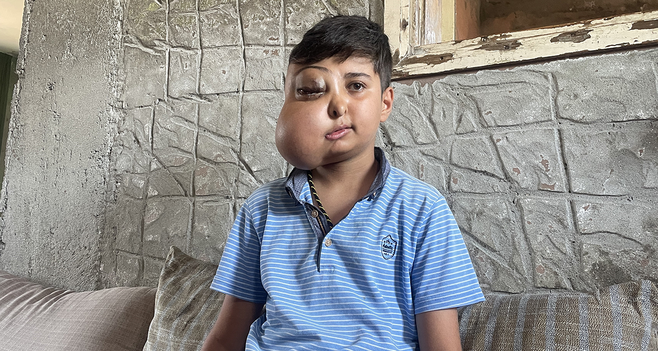 Tek isteği iyileşip gülmek