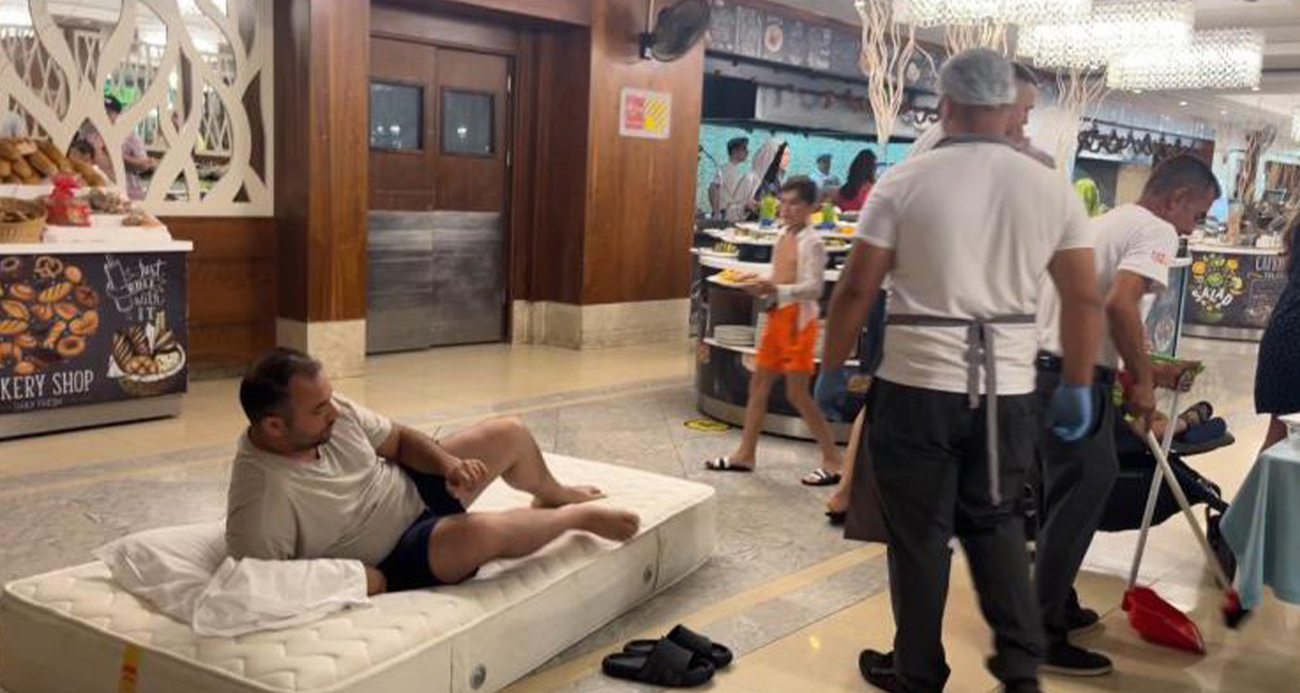 Odasında kliması bozulan 5 yıldızlı otel müşterisinden görülmemiş protesto